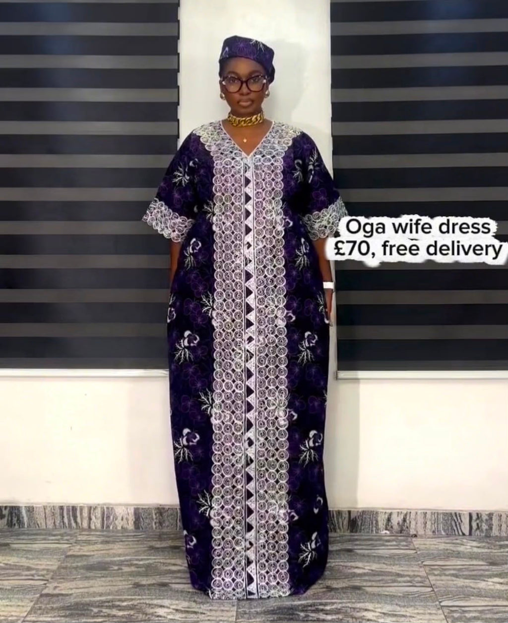 Oga Wife Dress | Elegant Women's Ready-to-Wear Occasion Dress