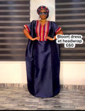 Bloom Dress with Cap | Elegant Women's Ready-to-Wear Occasion Dress