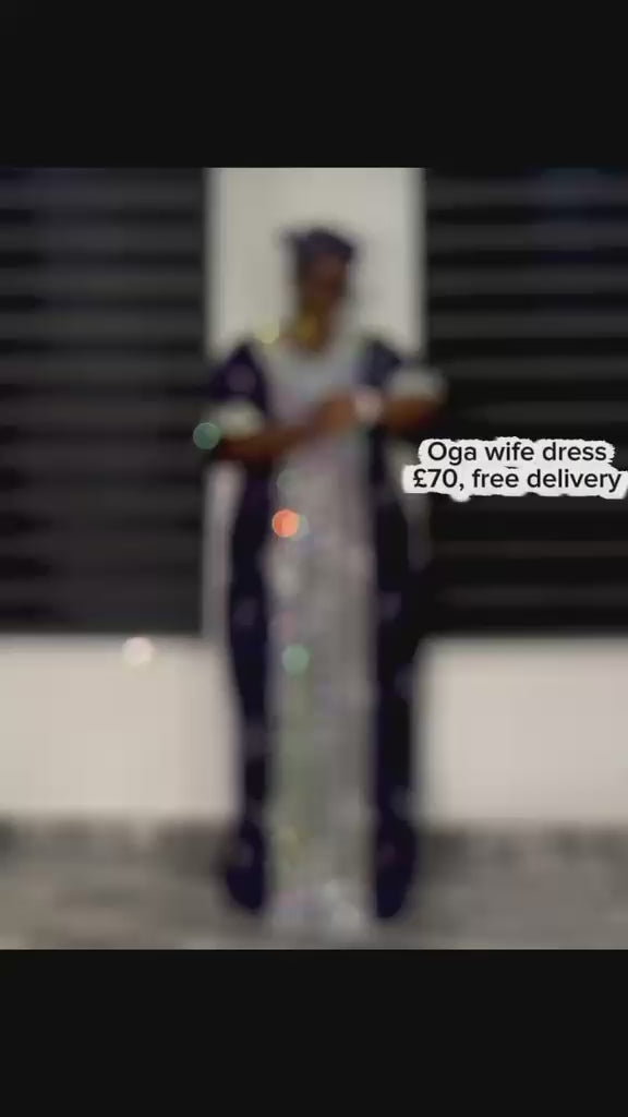 Oga Wife Dress | Elegant Women's Ready-to-Wear Occasion Dress