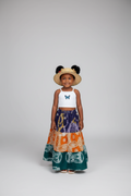 Adire carrabean skirt